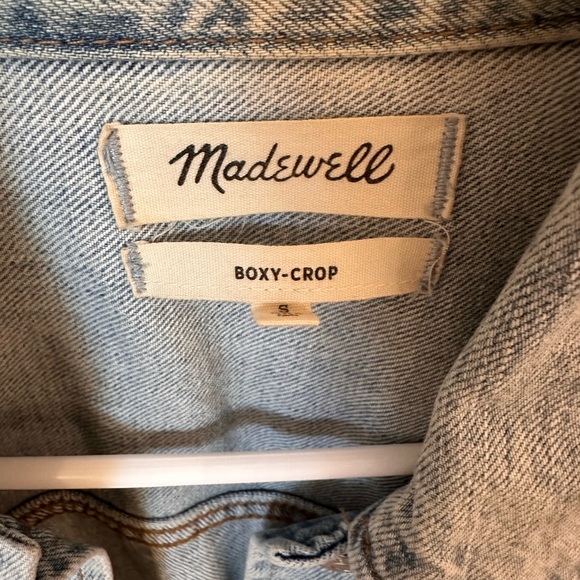 Boxy-crop jean jacket - Madewell - Picture 2 of 8
